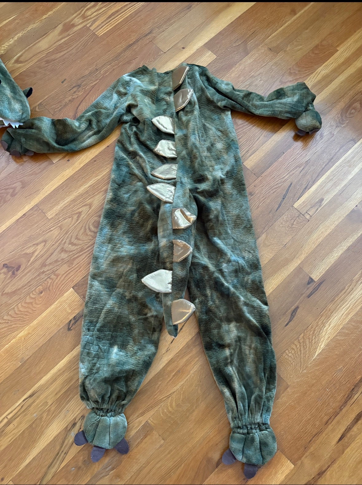 #116 Pottery Barn Dinosaur Halloween Costume size 4-6