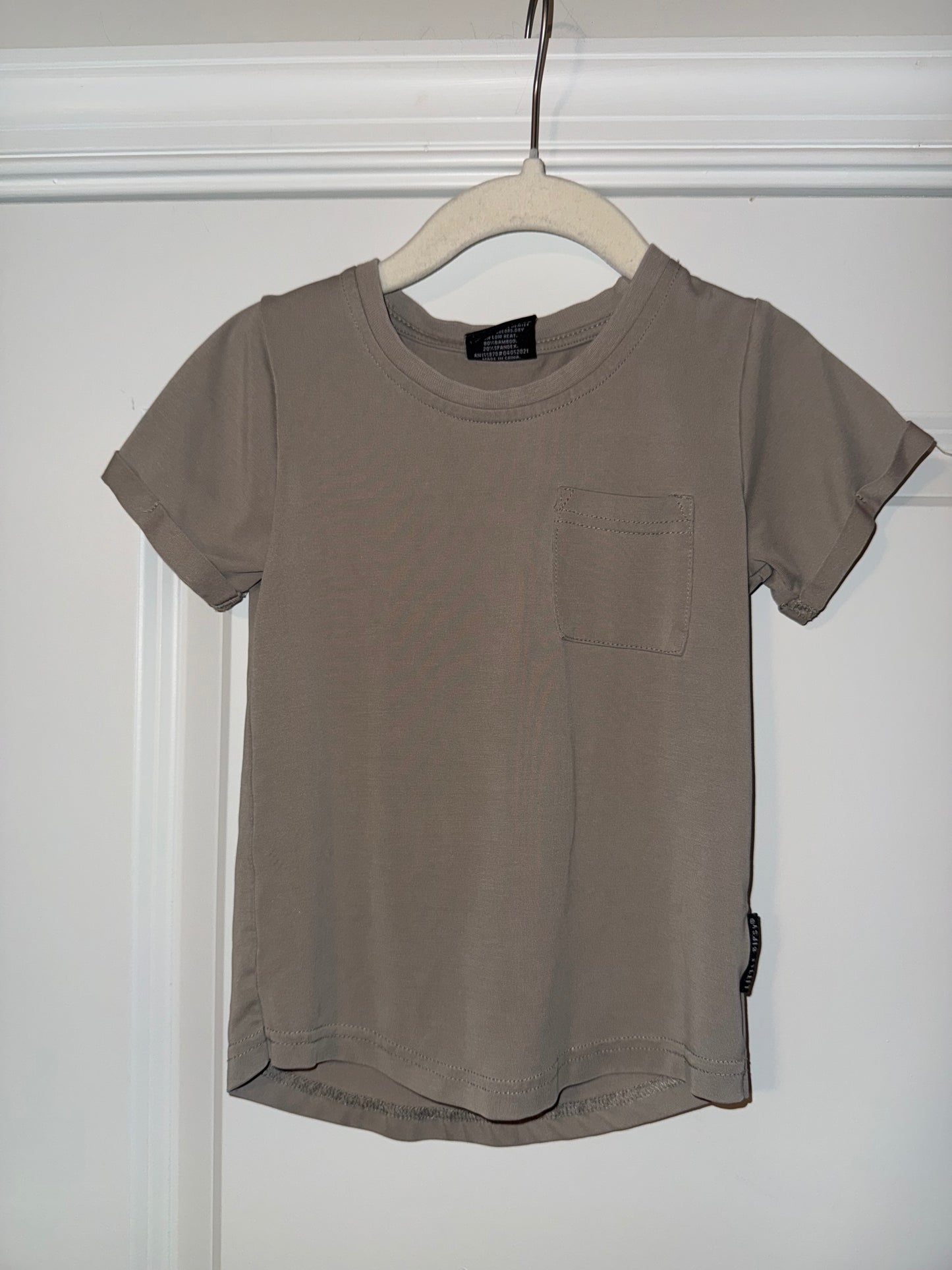 #106: 2-3T Little Bipsy Bamboo Pocket Tee