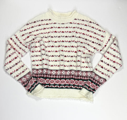 155 Women's Size Medium Copper Key Holiday Sweater EUC