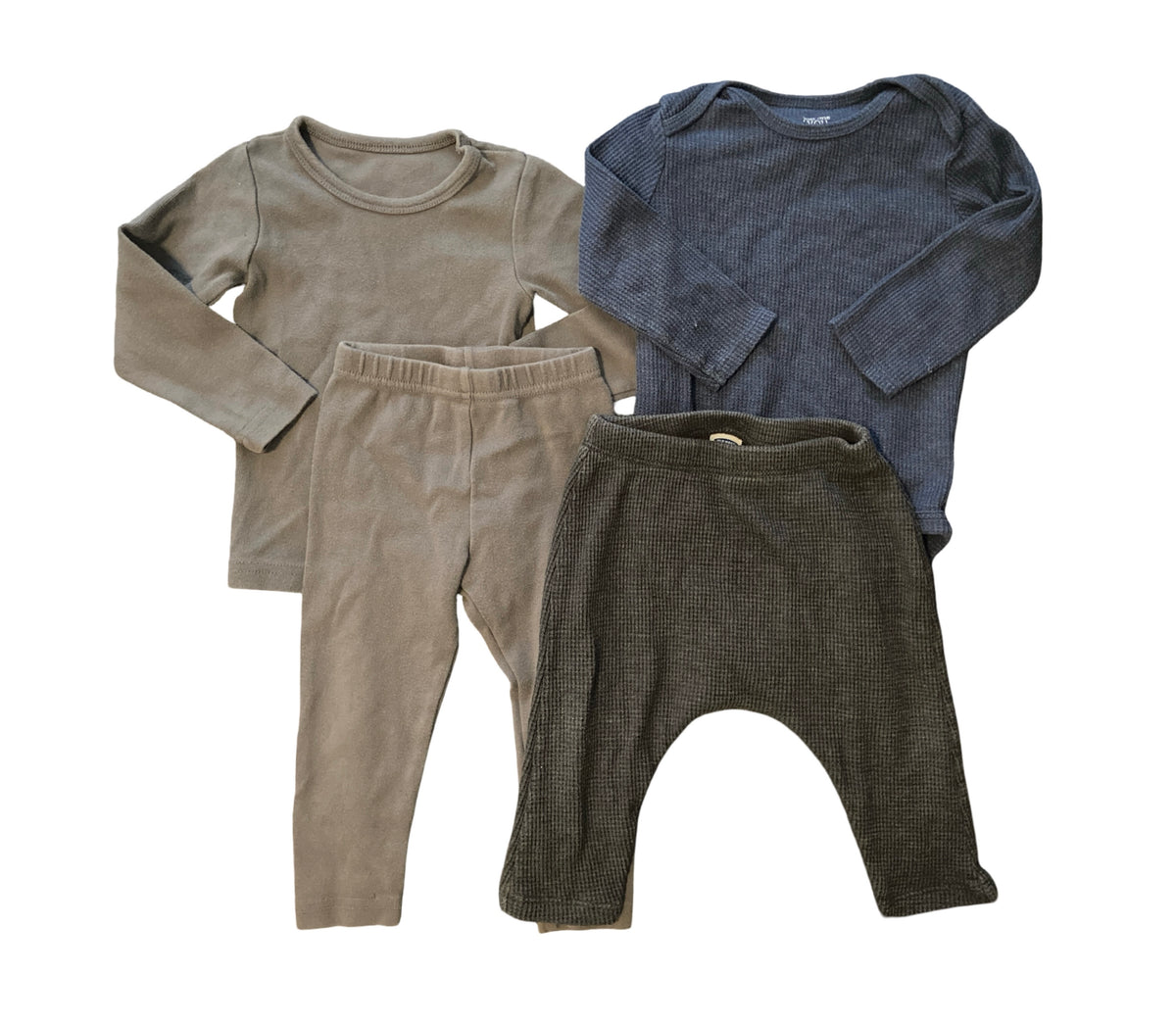 #33 Gray Blue Baby Cozy Bundle 6-12 Months