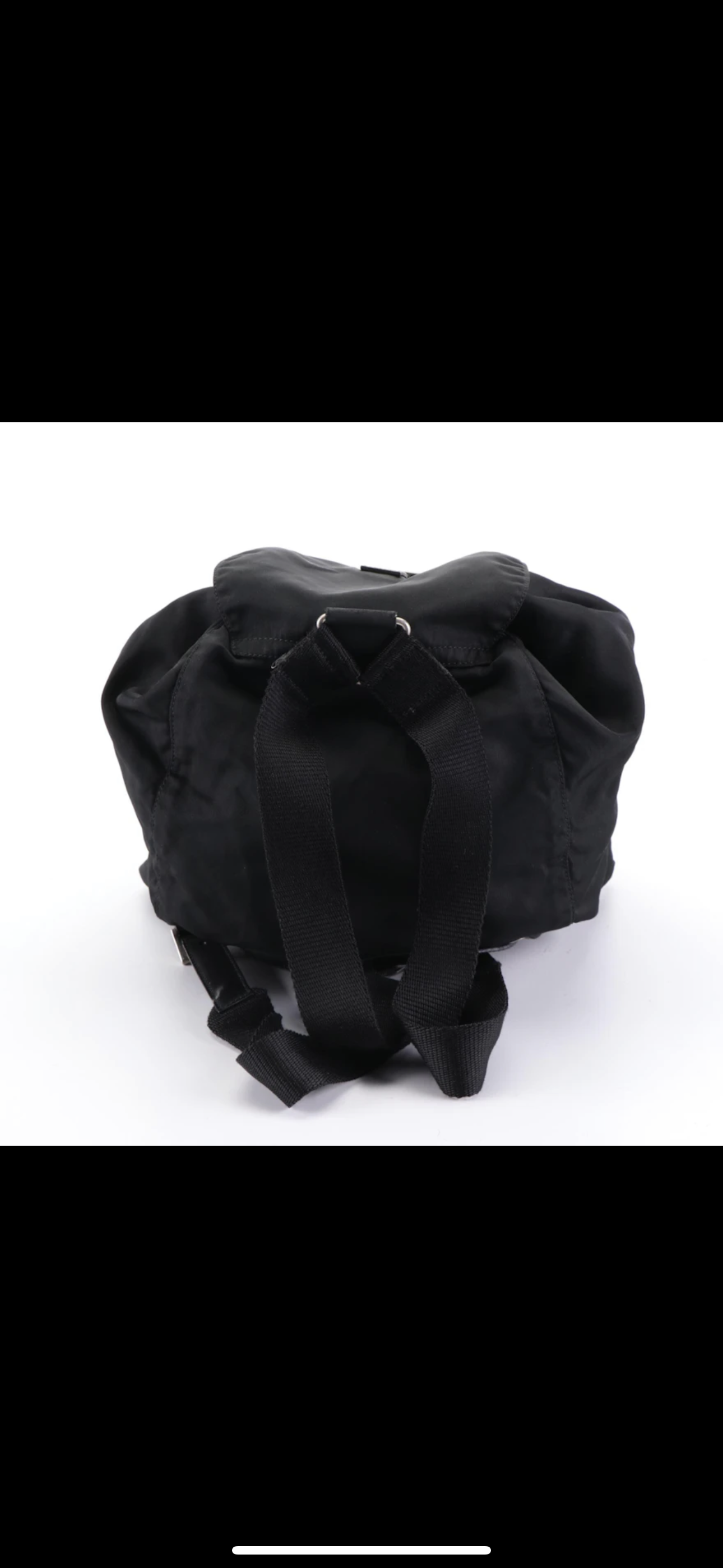 Black Prada Nylon Bookbag