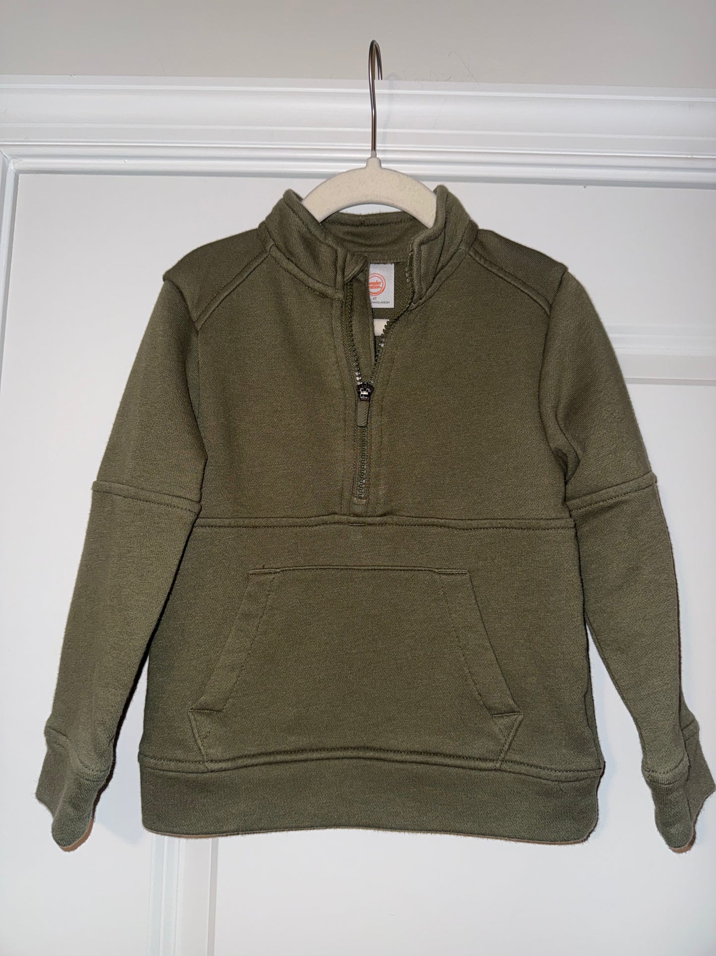 #106: 4T Wonder Nation Green Quarterzip