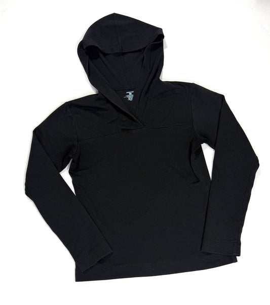 155 Women's Patagonia Size Small Black Hooded Longsleeve Shirt
