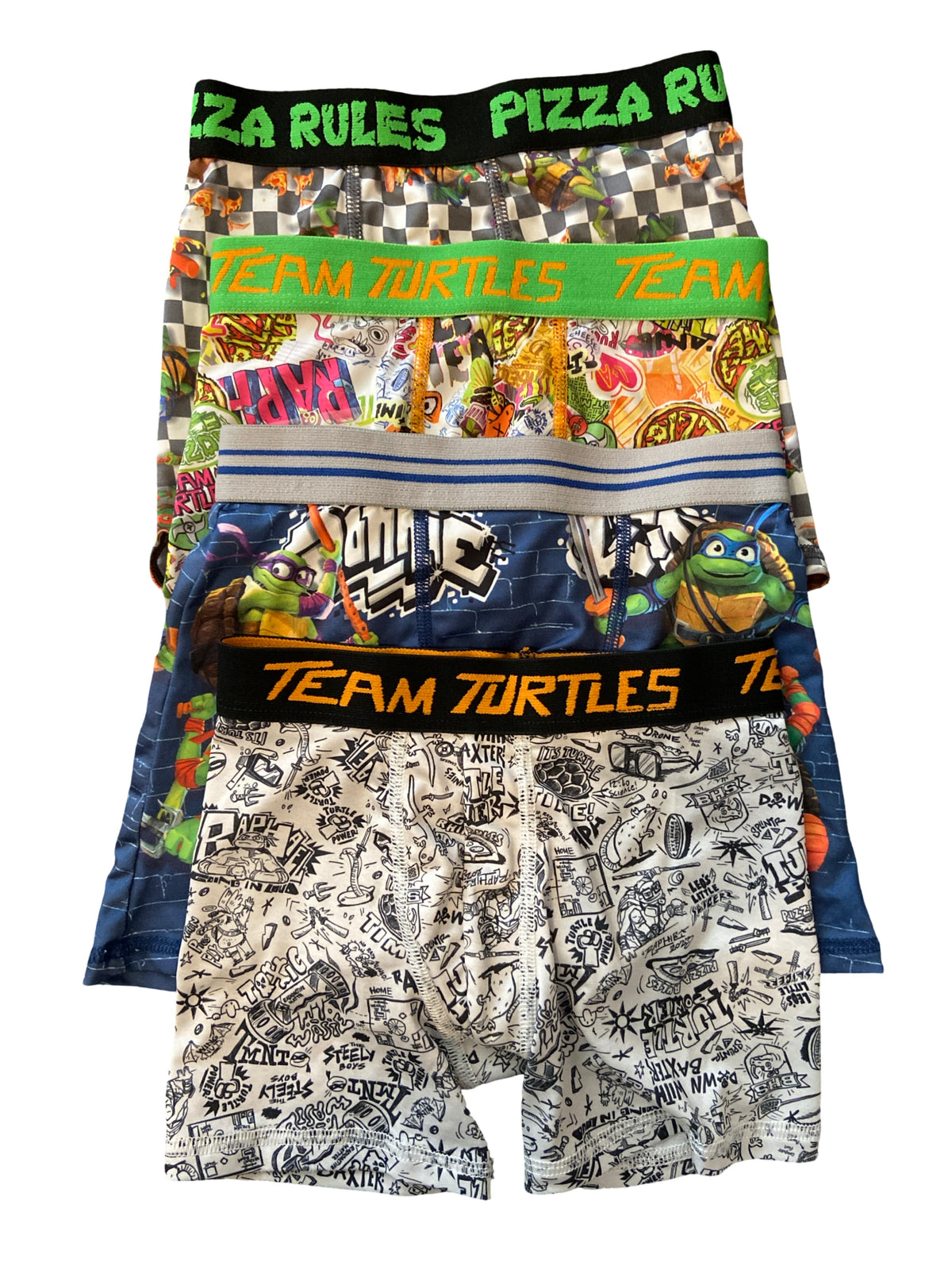#33 NEW Set of 4 Ninja Turtles Underwear Boys 6