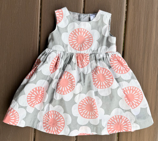 #28 Carter’ Girls Flower Dress Size 9m