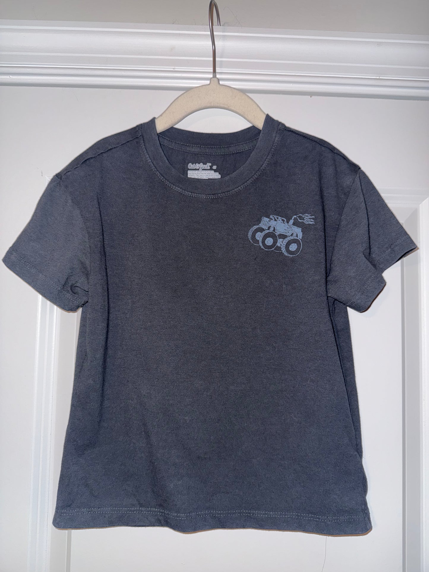 #106: 4T Cat & Jack Monster Truck Shirt (Front & Back)