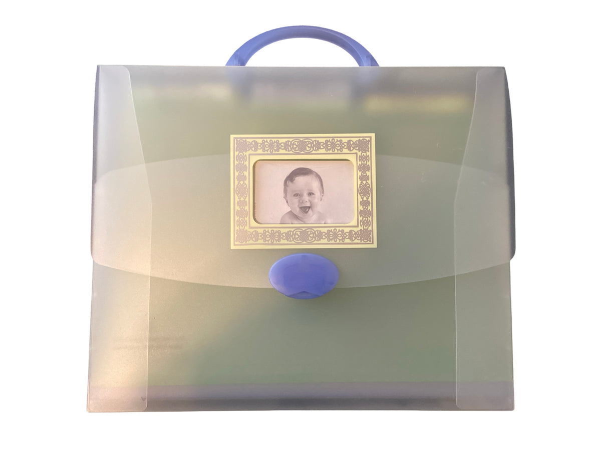 #33 NEW Baby Briefcase Document Keepsake Organizer
