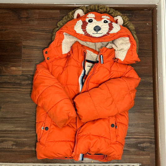 #48 Mini Boden Red Panda Winter Coat 4-5