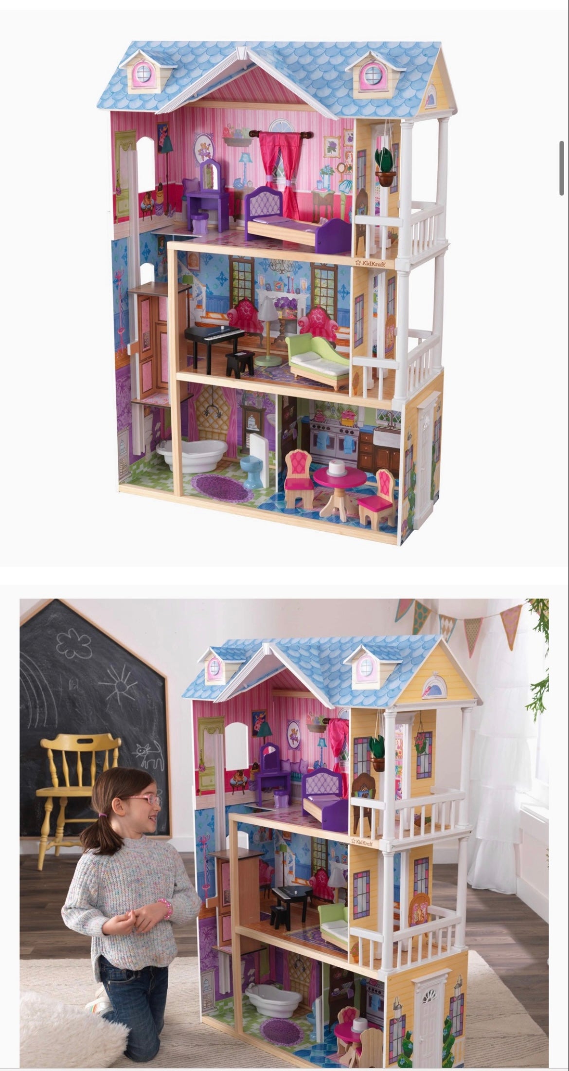 137 BN in box Kid Kraft doll house