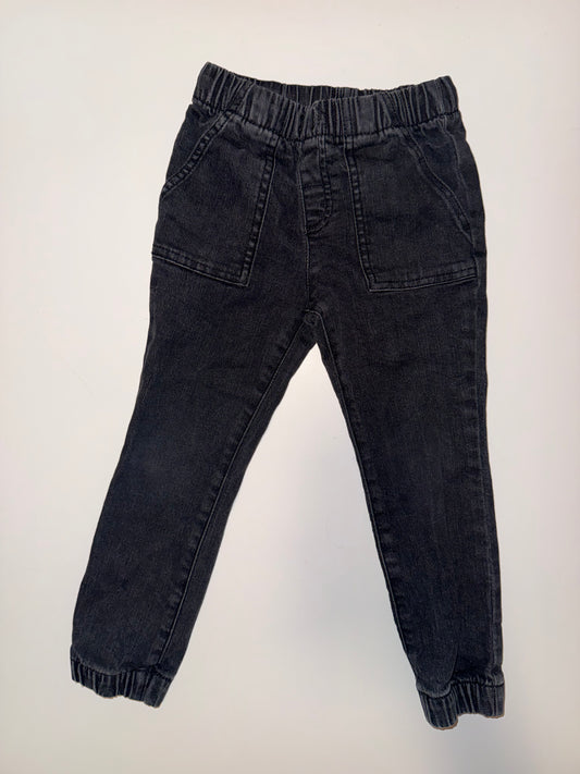 #106: 4T Cat & Jack Black Denim Joggers