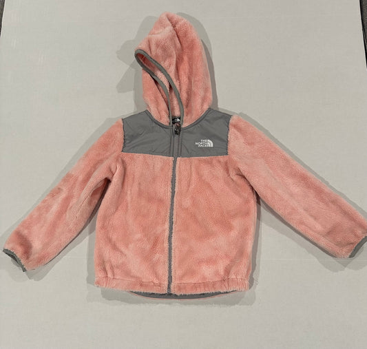#160 Girls 4T The North Face super soft fuzzy Oso jacket