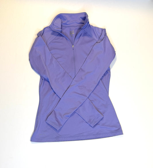 155 Women's Size M Nike Dry Fit Light Purple 1/4 Zip (thin fleece lining)