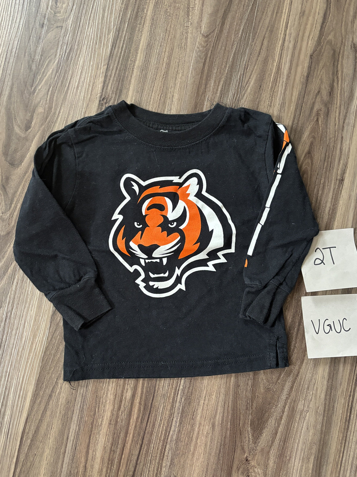 #138 - 2T VGUC Bengals LS Black TShirt