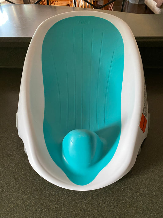 Summer infant teal white bath seat