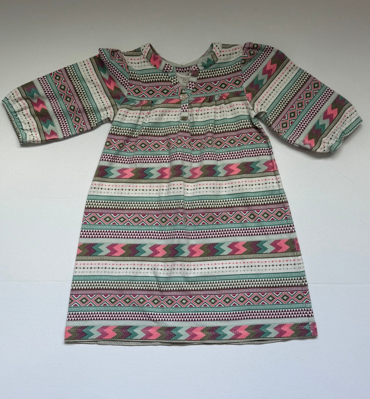#82 Tea Collection Aztec Dress Girls Size 5T