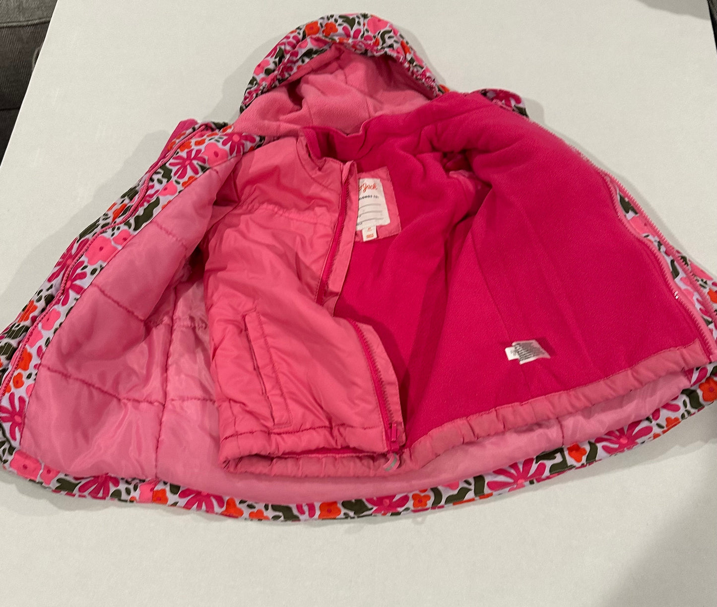 #160 Girls 5T Cat and Jack really warm 3-in-1 coat