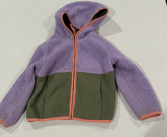 #160 Girls 5T Cat and Jacket fleece jacket