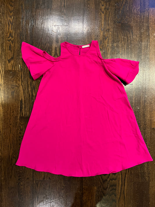 Pink Open Shoulder Dress (S)