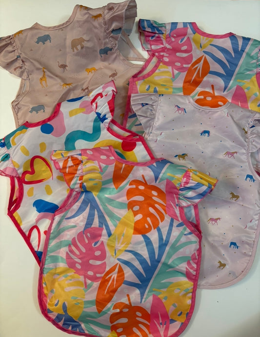 Seller 186 - Tiny Twinkle Bibs (Set of 5) - 6-24 Months