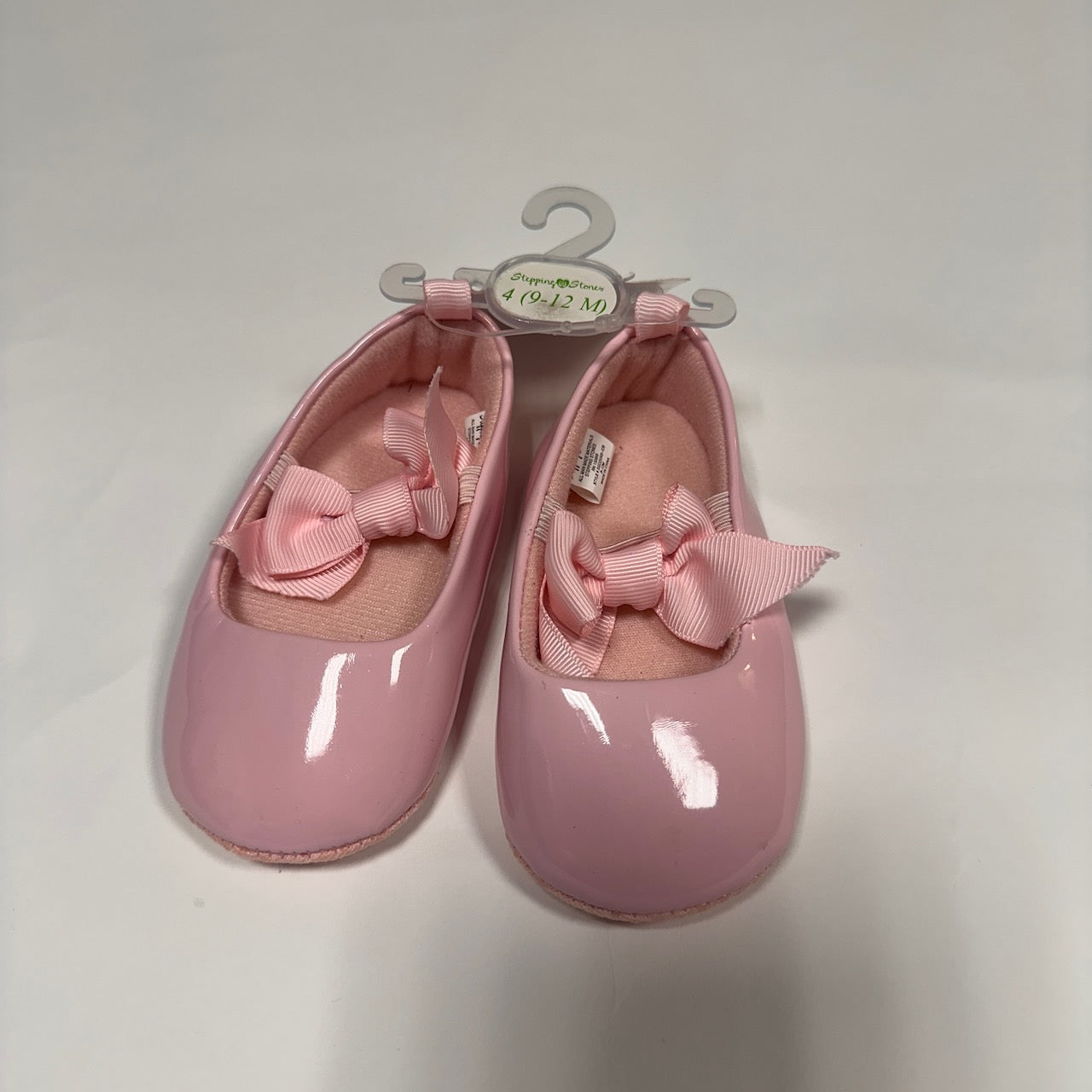 #4 toddler girls 9-12 month soft bottom pink shoes