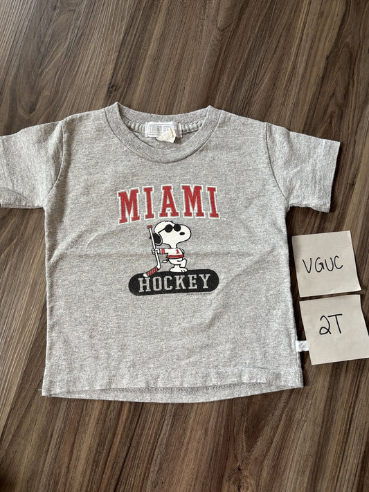 #77 - 2T - VGUC Miami Hockey Tshirt