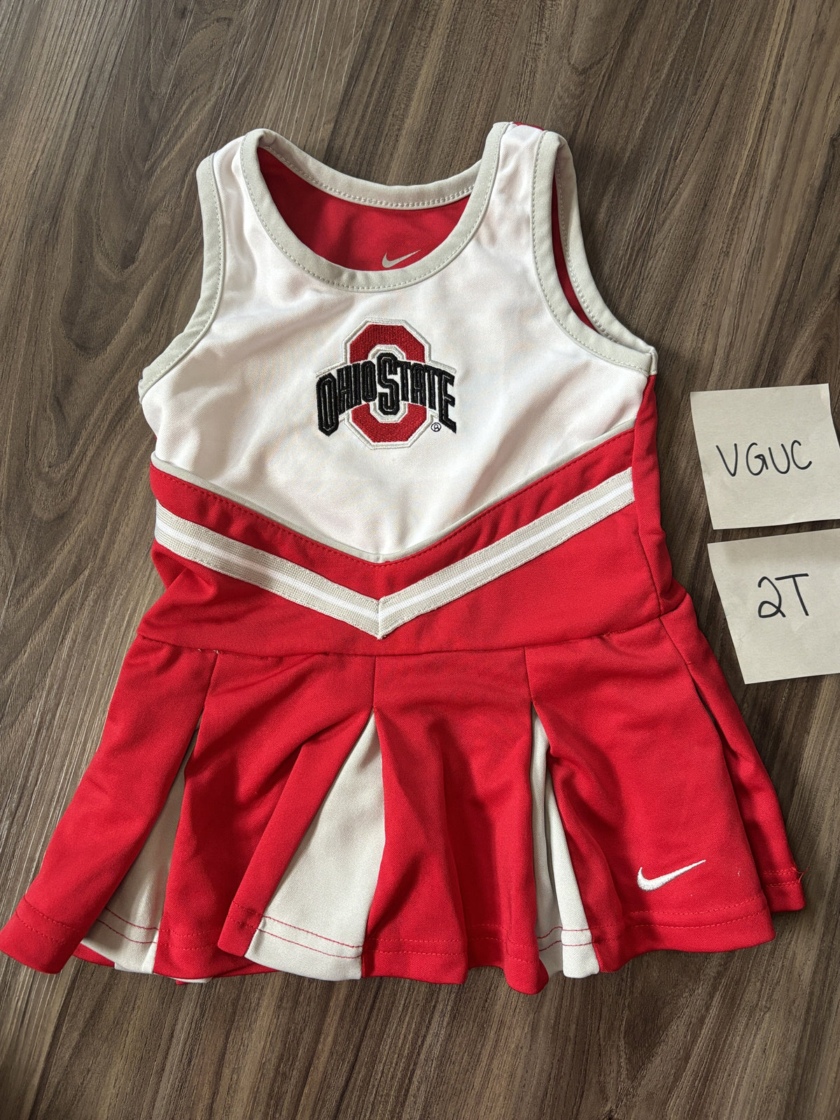 #138 - 2T Ohio State Cheerleading Outfit (Nike)