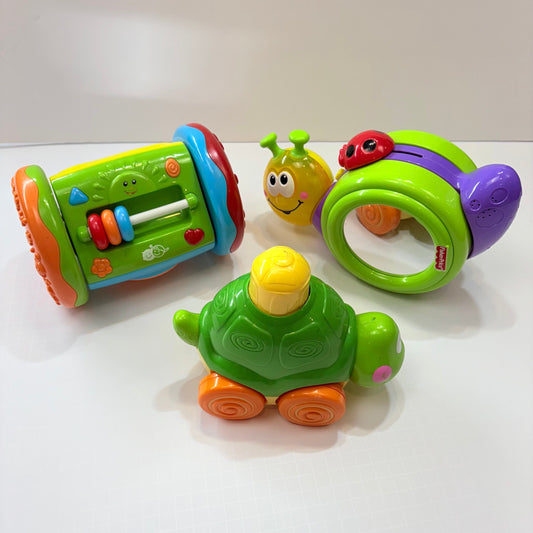 Seller 189 Bundle of 3 Fisher Price/Little Tikes Crawling Toys