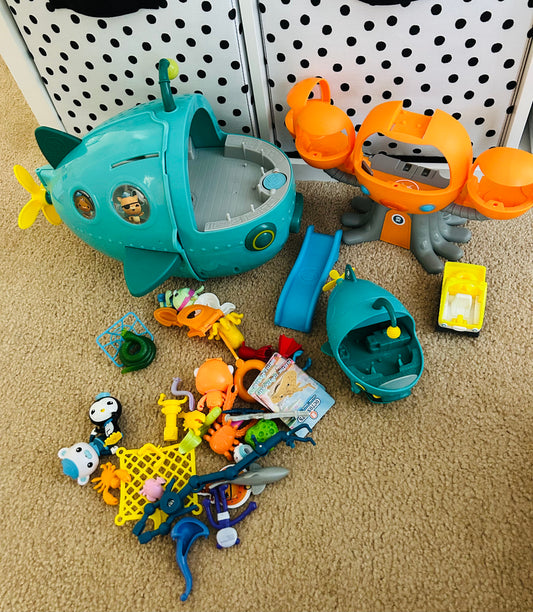*reduced* Octonauts Lot Incl. LARGE Gup A!!!