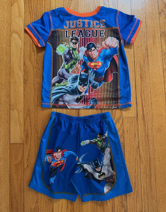 #94 Justice League Pajamas - boys S (6/7) - VGUC