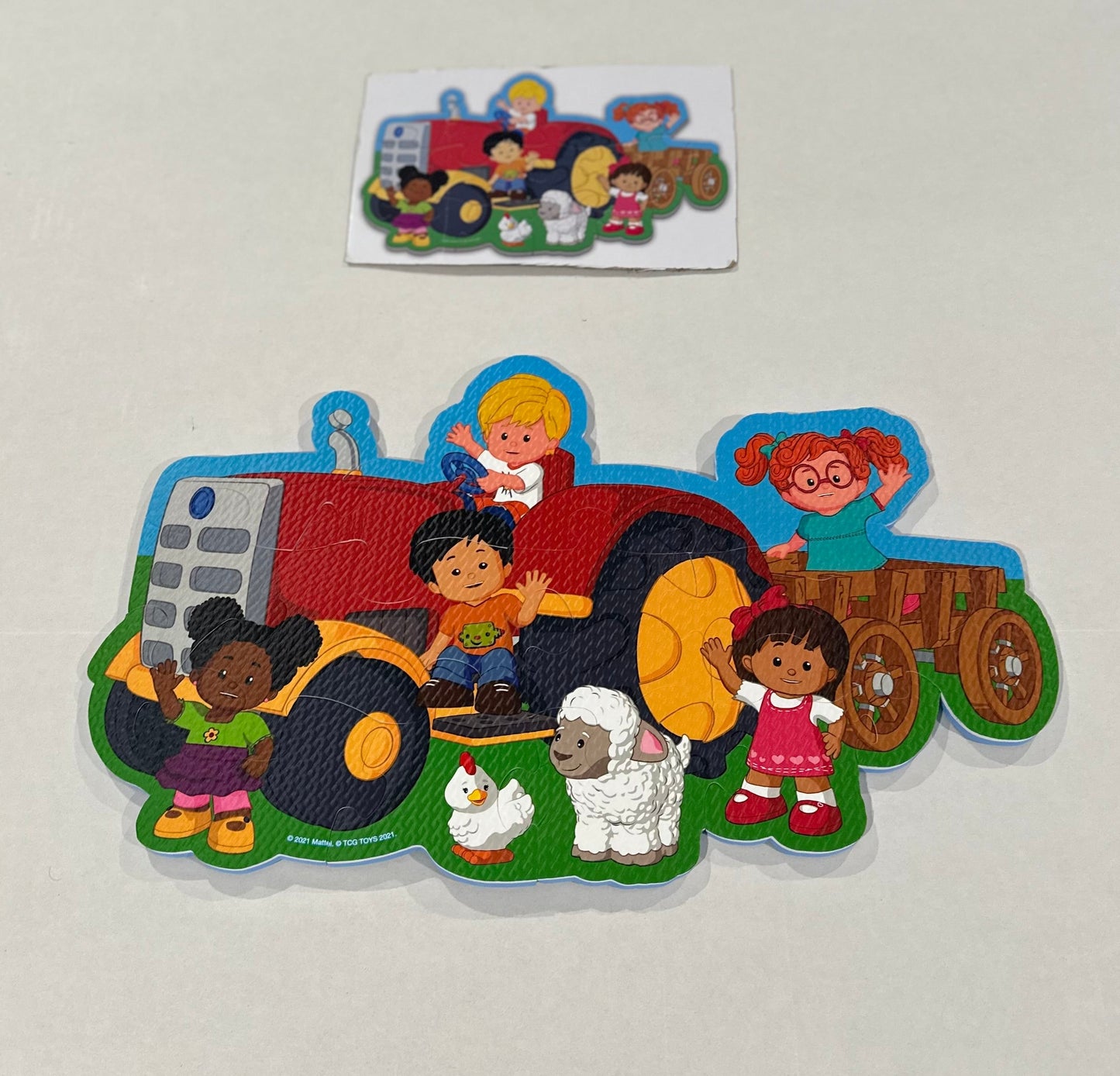 #160 Foam farm puzzle tractor - perfect for toddlers / preschoolers