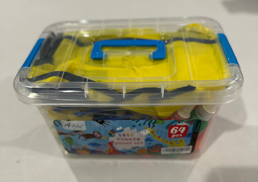 #160 Kids 64 piece art set - majority of it is still new in packaging