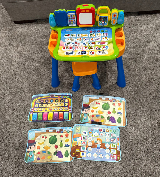 #160 Vtech Get Ready for School Learning Desk