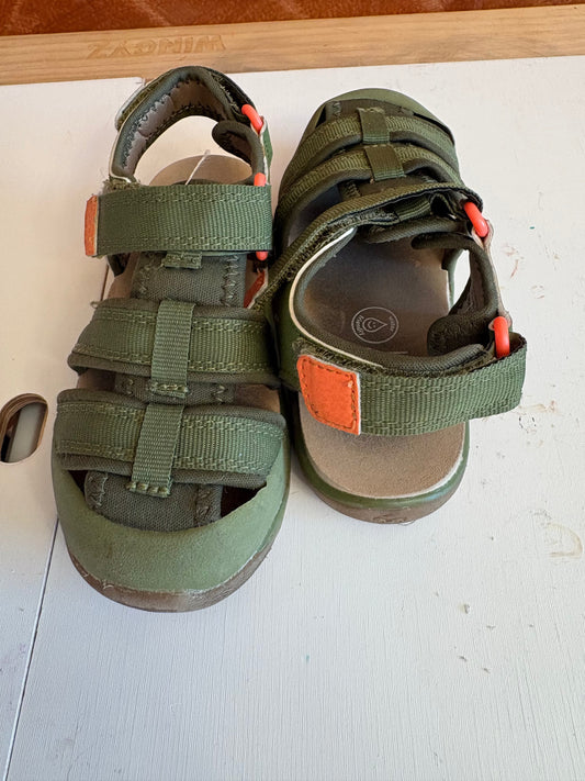 #35 Reduced See Kai Run sz10 Green Sport Sandal
