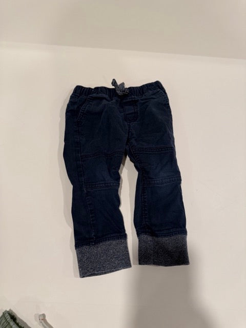 #9 -  Cat & Jack / Carters -  Pants Set (Green, Kahki & Navy)  Toddler Boys SIZE  18M