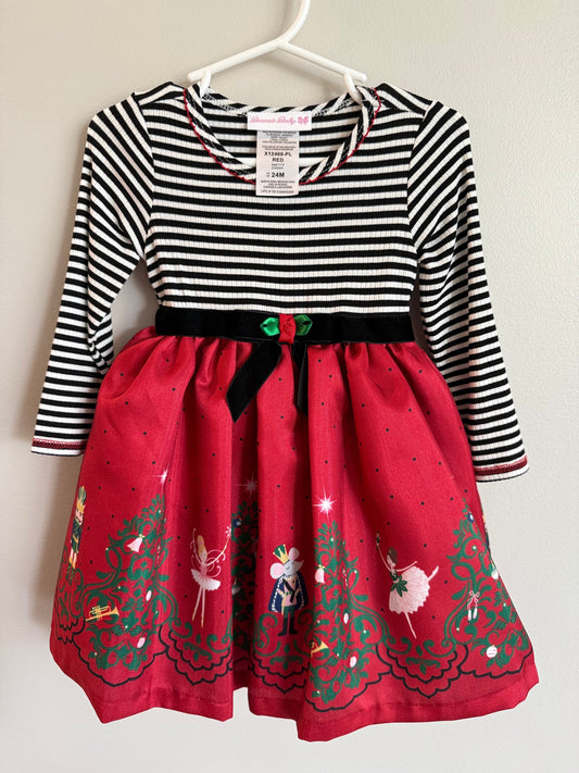 #173-*reduced*NWOT Nutcracker dress girl size 24m