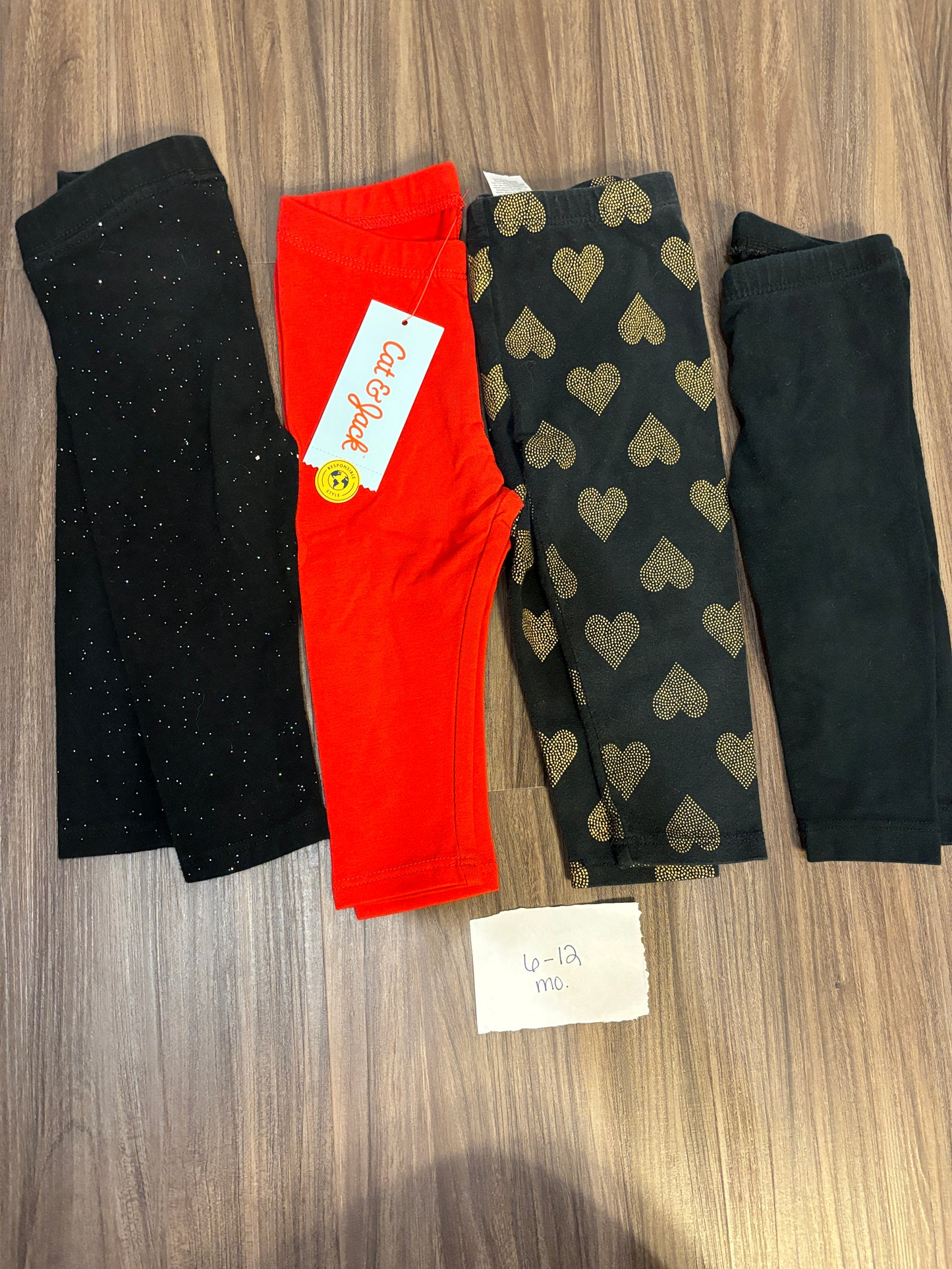 #98B - 6-12 Mo - Various Brands - 4 Pack Leggings - PU 45236 (near Kenwood) Except Semiannual Sale