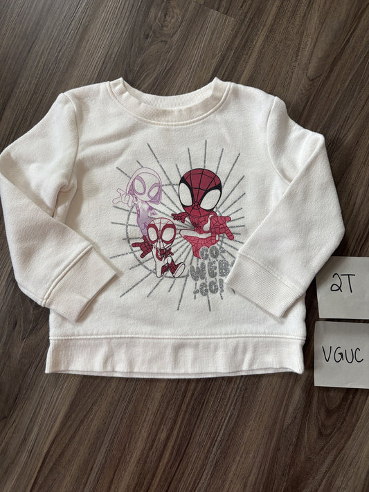 #138 - 2T VGUC Spiderman Sweatshirt