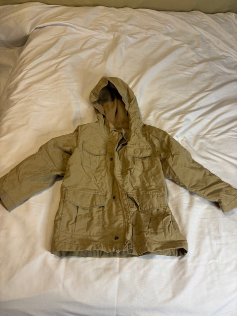 #210 Old Navy Khaki Boys Spring Jacket Size 4T