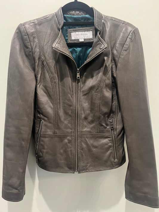 Marc New York Brown Leather jacket - Women’s Small