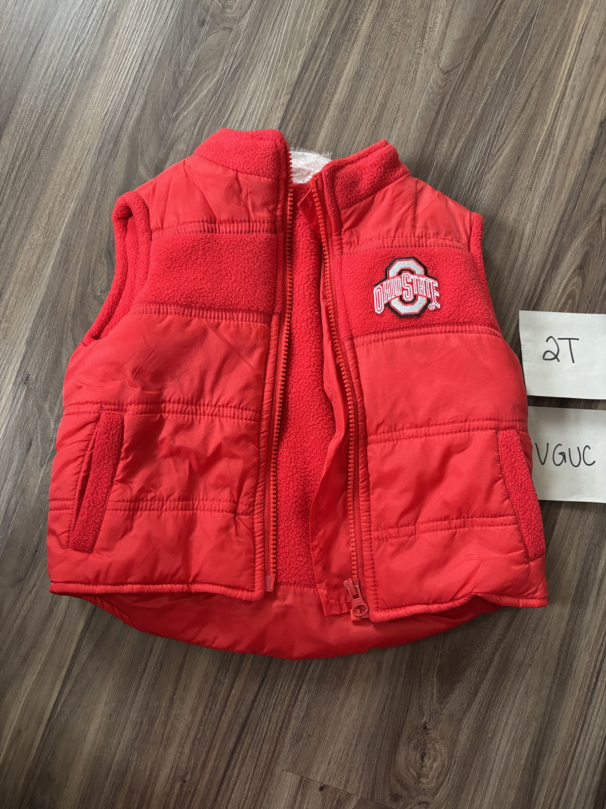 #138 - 2T VGUC Ohio State Buckeyes Vest