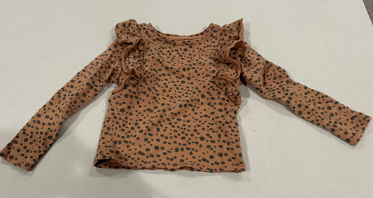 #160 Girls 5T Grayson Mini sweatshirt with ruffles