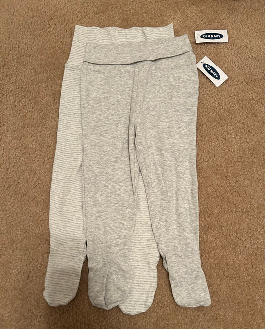 NWT 12-18m Footed Pants