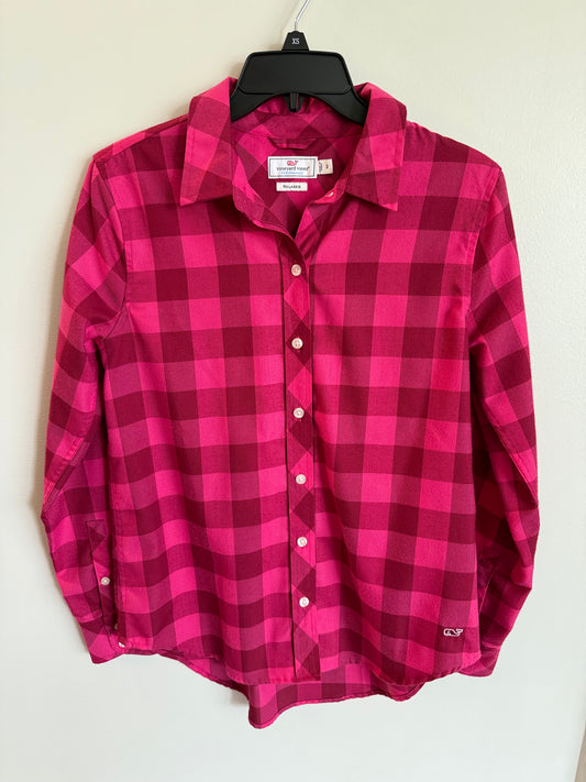 #173-Vineyard Vines women's button down shirt size 2