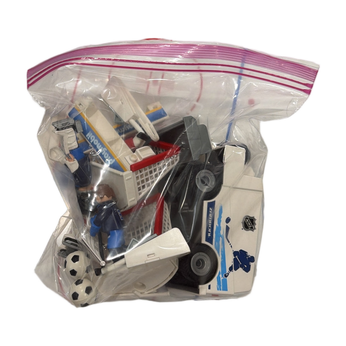 77 - Playmobil Hockey WITH accessories like Zamboni retails WELL over 100$