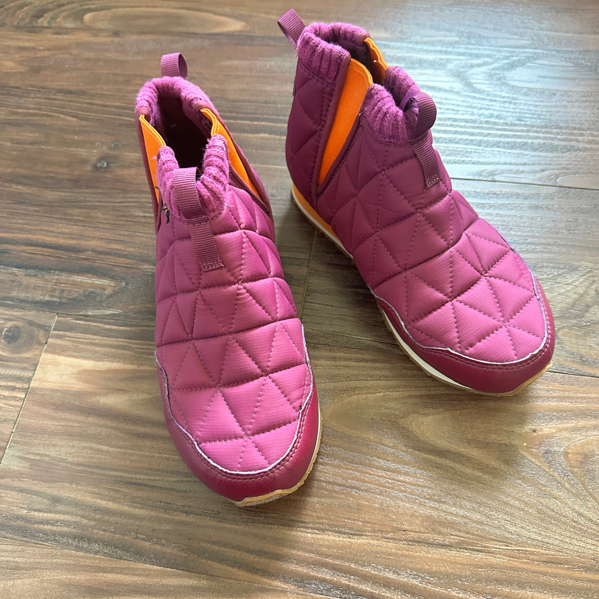 #48 Teva Purple Quilted slip on booties Women's 6