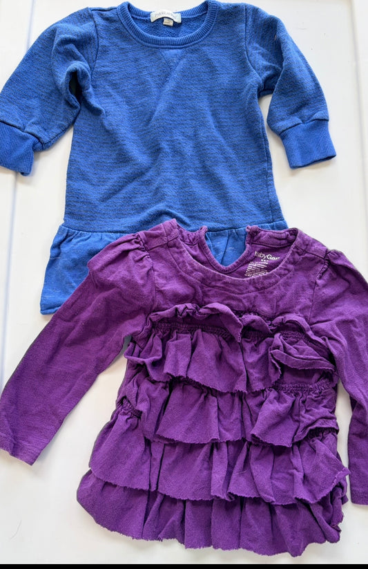 #35 girls 12-18 month long sleeve shirts