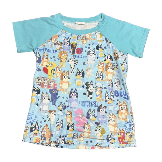 77 - Bluey Tee sz 5 *REDUCED*