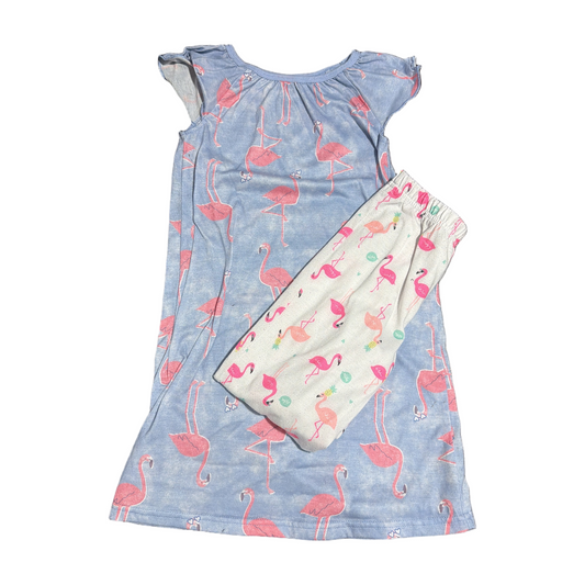 77 - Flamingo PJs sz 6