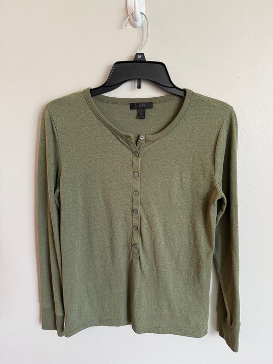 #173-J.Crew women's henley size S