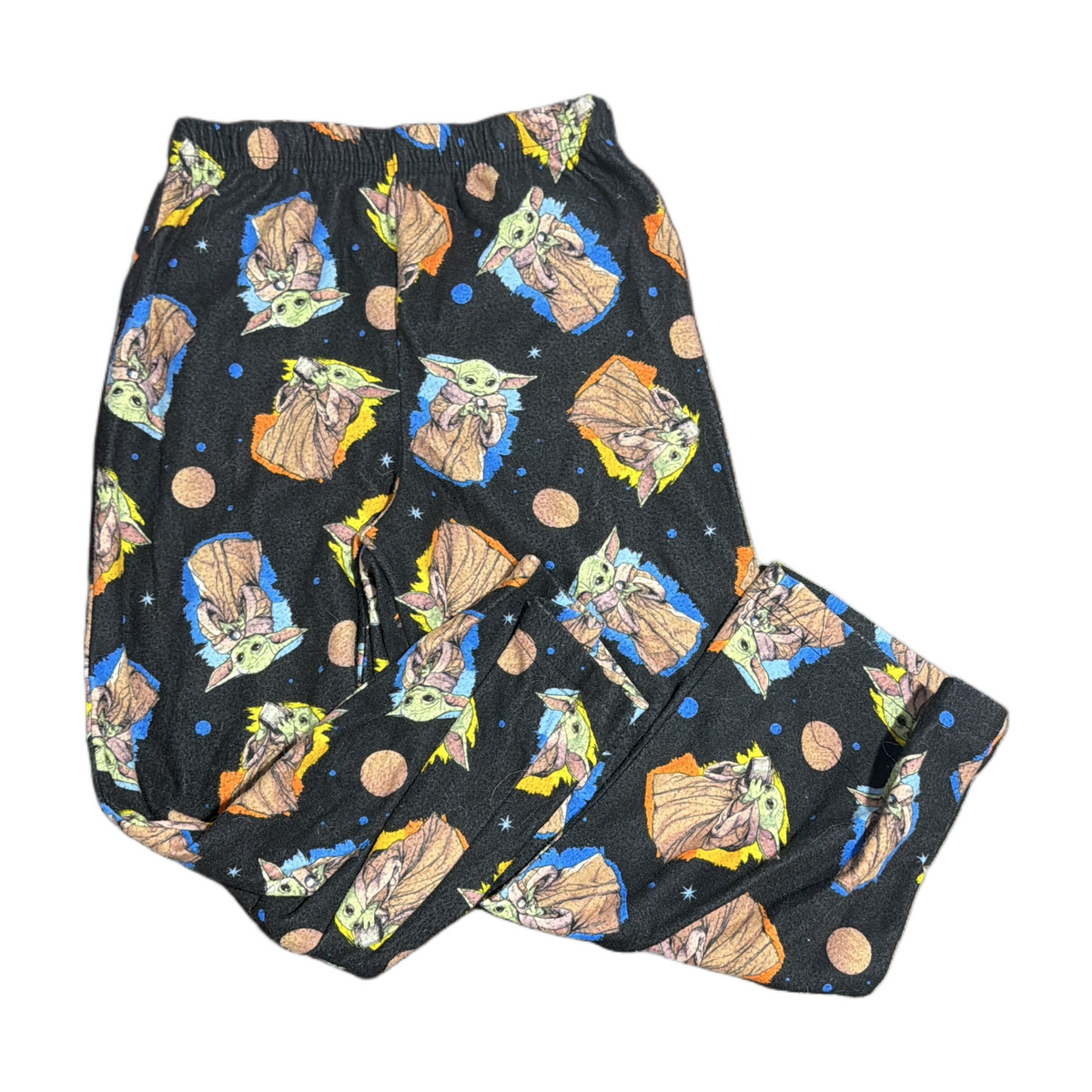 77 - Yoda PJ pants sz 6 (match in size 4)